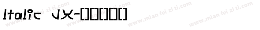 ltalic JX字体转换